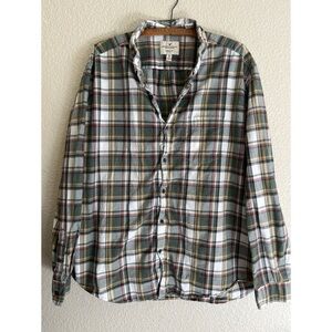 American Eagle Plaid Seriously Soft Classic Fit Button Down Men’s Size XXL